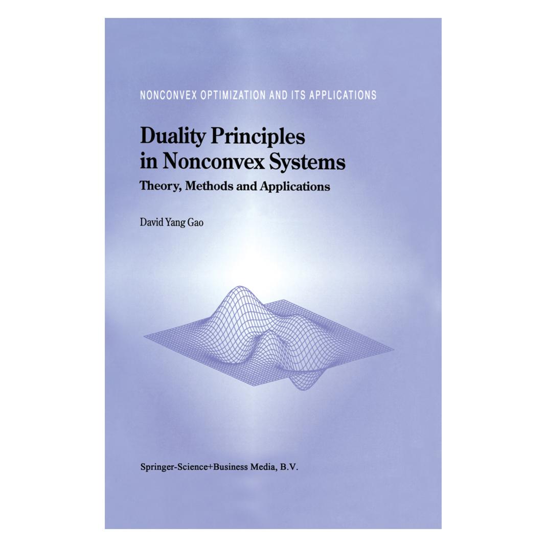 Springer Duality Principles in Nonconvex Systems (Englisch, Softcover, David Yang Gao) (55381025)