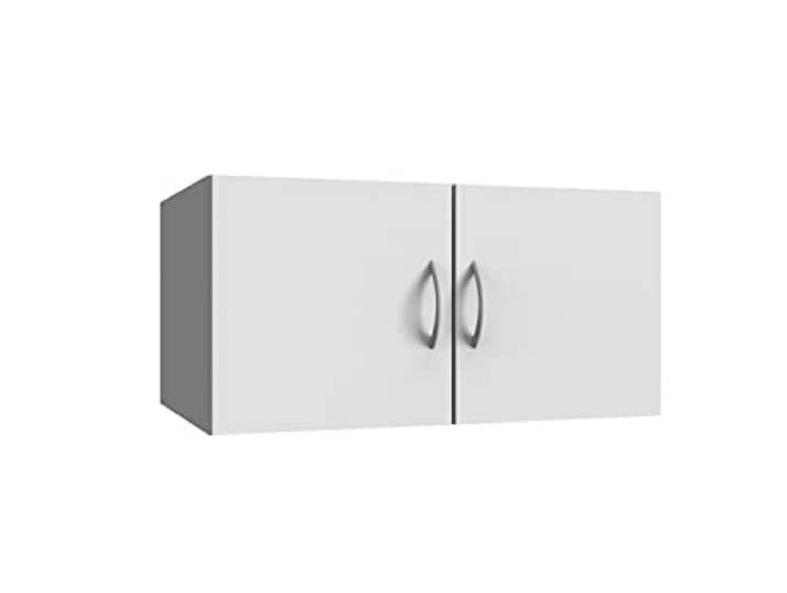 möbelando Aufsatzschrank >MULTIRAUMKONZEPT< (BxHxT: 70x40x40 cm) in Weiss