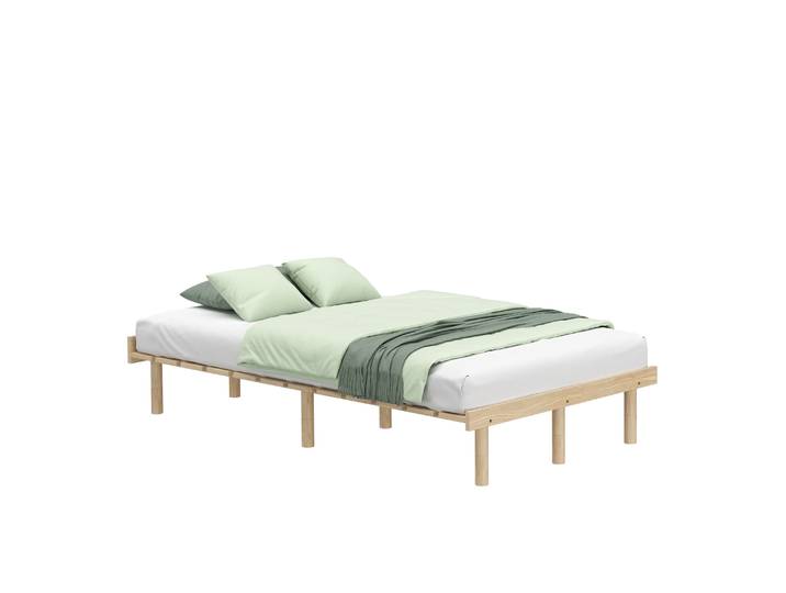 Futonbett Holz KIOTO 120 x 200 cm natur