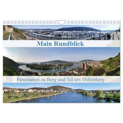 Main Rundblick (Wandkalender 2027 DIN A4 quer), CALVENDO Monatskalender