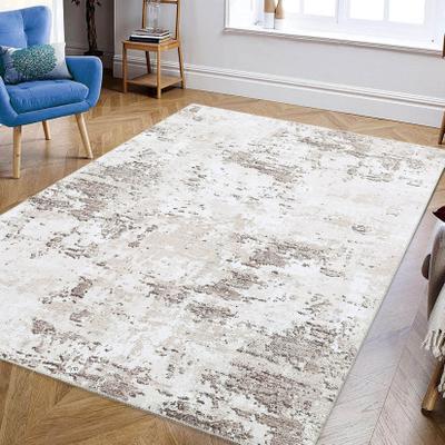 Garvee Modern Mottled Ink Abstract Area Rug
