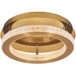 Nova Luce 9285420 Fiore LED Deckenleuchte Antik Gold