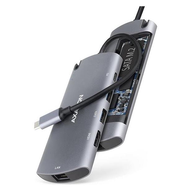 Axagon HMC-6M2 (USB-C, 6 Ports) (HMC-6M2)