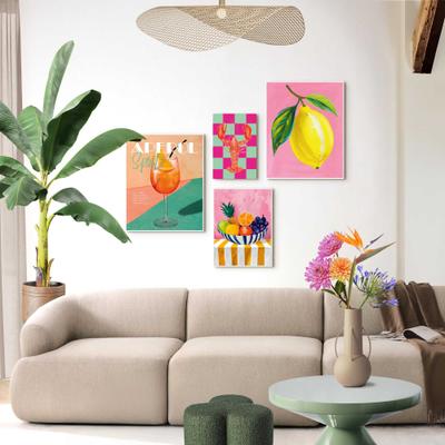 Bild mit Rahmen REINDERS "Sommerset", bunt (farbe bild(er): mehrfarbig), B:40cm H:50cm T:7,3cm, MDF, Bilder, Küche - Mehrfarbig - MDF - Essen und Trinken - 40x50 cm