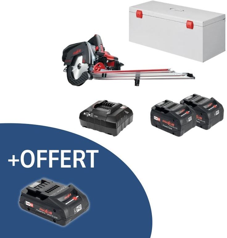 MAFELL Scie circulaire 18V Ø 168 mm 2x5,5 Ah KSS 50 18 M BL - 91D701