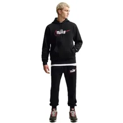 Nike Club Fleece-Kapuzenjacke Herren - schwarz - XL