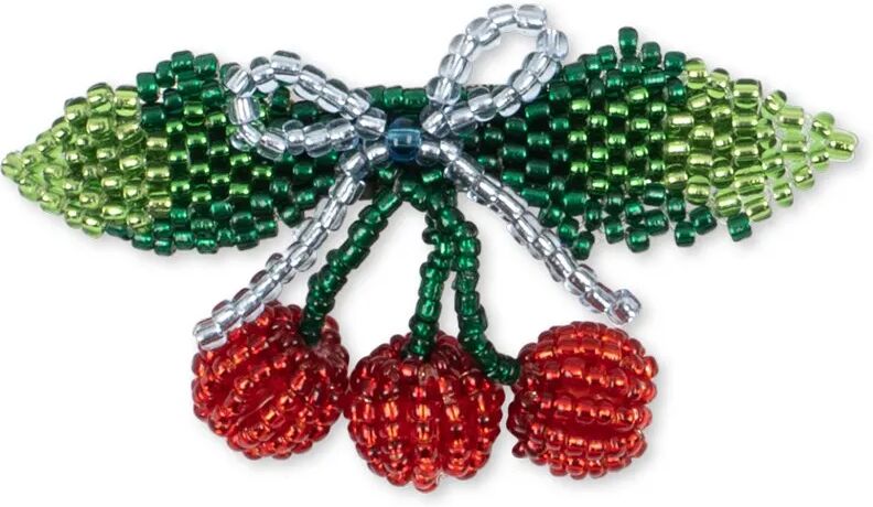 Konges Sløjd Barrette Cerises Vert taille unique