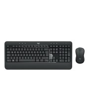 Logitech MK540 Adv Wless KBD+Mouse Combo Tastatur Schwarz Deutschland (920-008675)