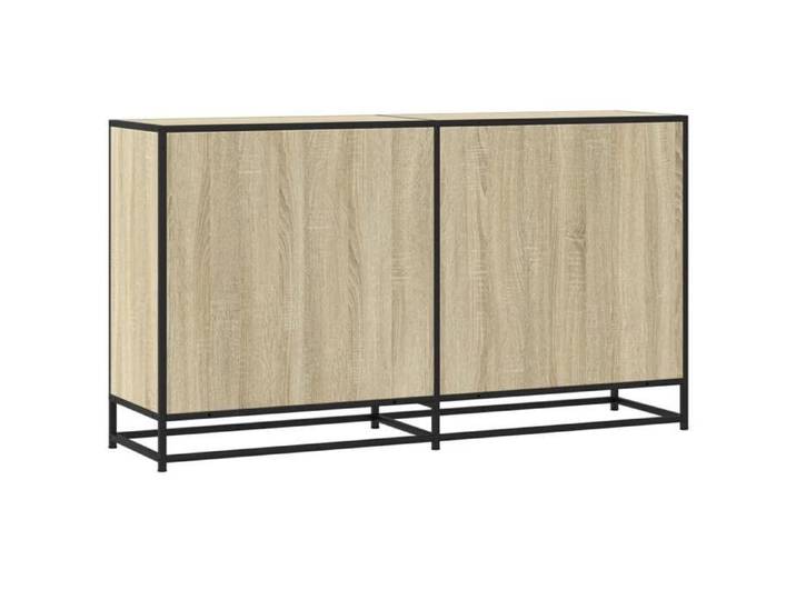 Commode intérieur - Brun - Buffet Armoire base - chêne sonoma 134x35x76 cm - bois d'ingénierie LL512