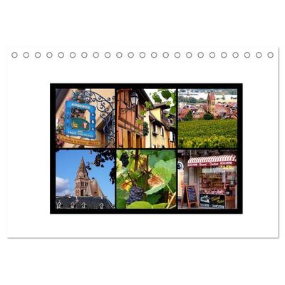Faszinierendes Elsass (Tischkalender 2026 DIN A5 quer), CALVENDO Monatskalender