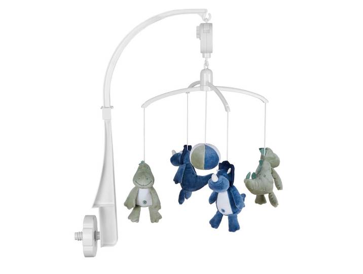 Patinio Mobile, Blau, Grün, Kunststoff, Textil, Füllung: Polyester, 30 cm, Bsci, Musik, schadstofffrei, Schlafen, Babyeinschlafhilfe, Babymobile