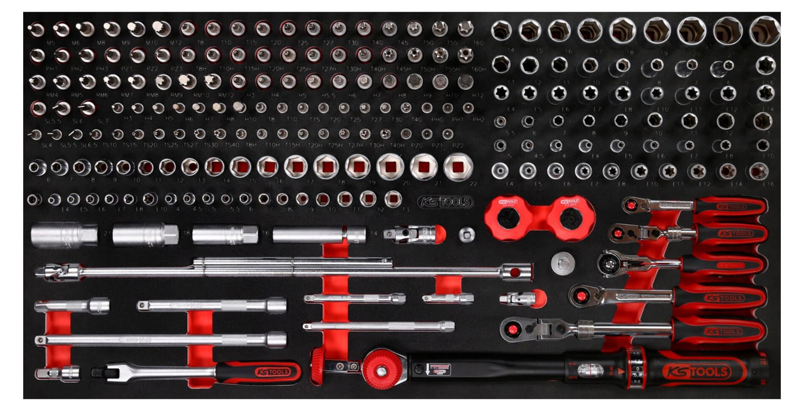 KS Tools 813.0213 Sleutelset, 213 stuks, 11 kg