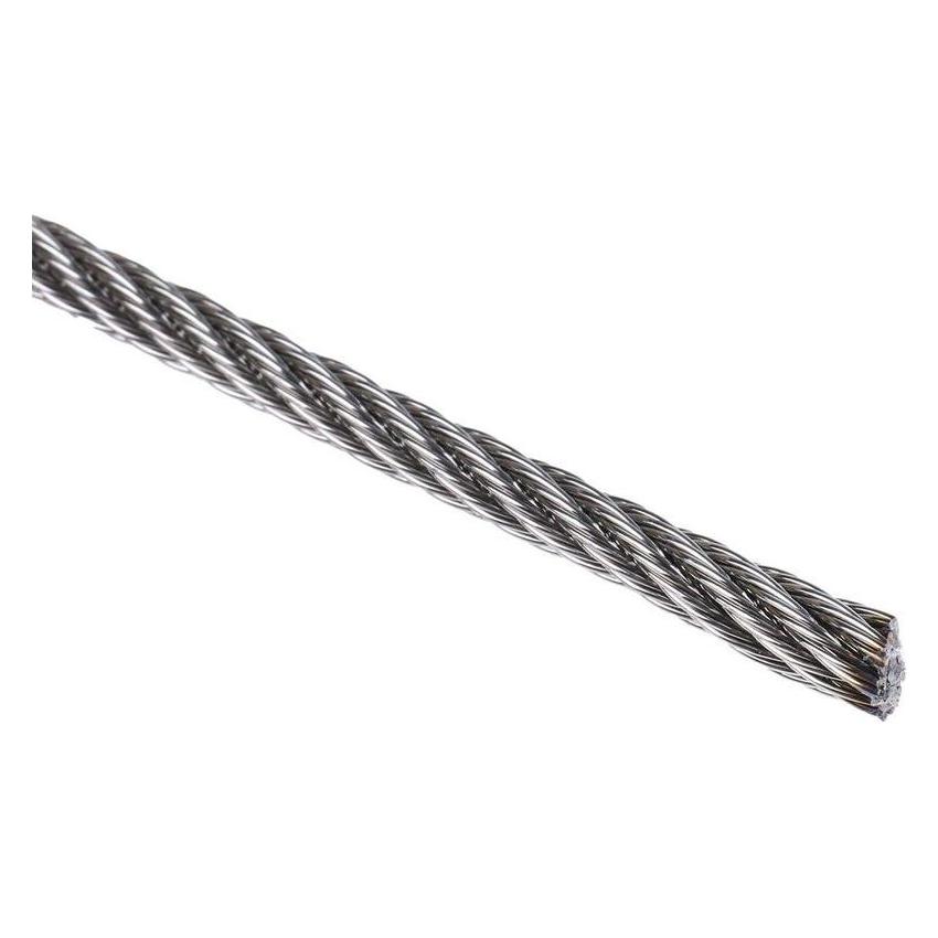 RS PRO Drahtseil 4mm 75m (75 m) (2479032)