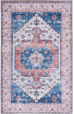 SAFAVIEH Tucson Machine Washable Slip Resistant Tahmina Oriental Rug