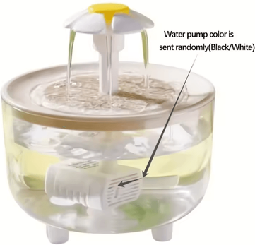 Inspire Curations WhisperFlow USB Pet Water Fountain 1L Automatic Drinking Station 1 usb Plug Dc5v 1l