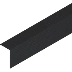 OSMO Multi-Deck Abschlussleiste Alu geriffelt schwarz 40 x 65x 2900 mm
