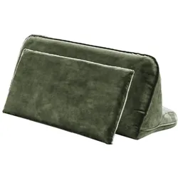 RÜCKENKISSEN WIOLO Grün Velvet