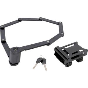 Fischer-MTS Fahrradschloss XL 50385, Faltschloss, Länge 110cm, Sicherheitslevel 8