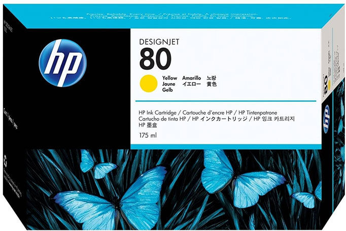 TINTEIRO HP 80 YELLOW C4873A