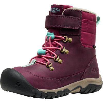 Winterstiefel KEEN "KANIBOU WP", Damen, Gr. 37, rosa (fig, pink lemonade), Leder, Textil, Schuhe Winterstiefel, Winterschuhe, Winterboots, Snowboots, wasserdicht