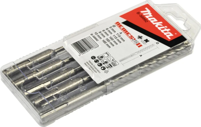 makita NEMESIS II B-58992 Hammerbohrer-Set, 5-teilig