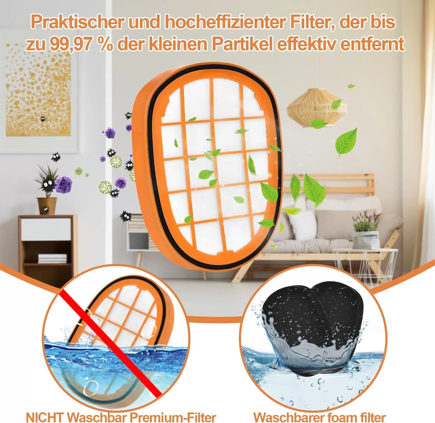 INF Filtres de remplacement pour aspirateur Philips SpeedPro Max