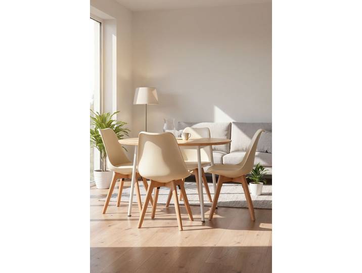 4er Set Synk Basic Stühle - Mousse au Citron