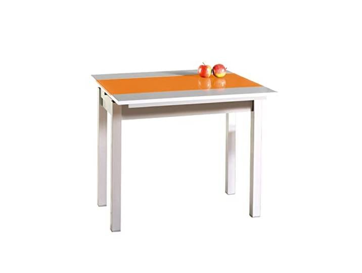 ASTIMESA Küchentisch, Metall, Orange, 90 x 50 cm