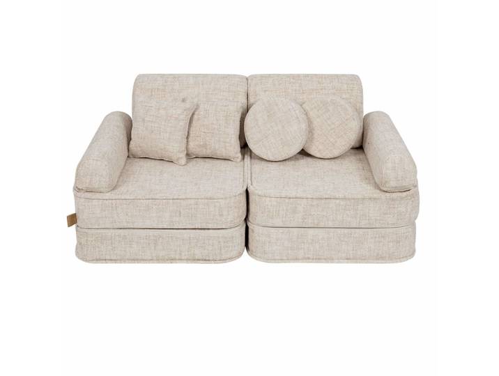 Canapé modulable enfant en tweed 10 pcs