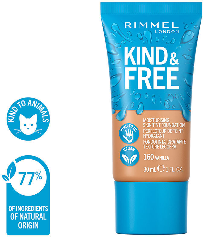 Rimmel London Kind & Free skin tint foundation #160-vanilla