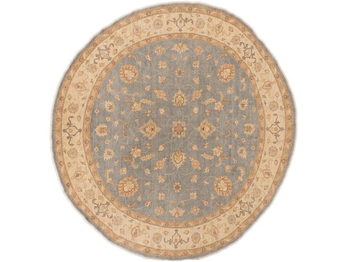 Ziegler Farahan Teppich 260x272 Handgeknüpft Orientteppich Rund Wolle