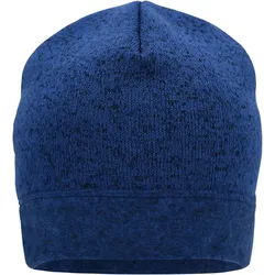 Myrtle Beach Unisex Workwear Strickmütze in Melangeoptik Strong Mütze MB7121 royal melange/navy one size