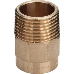 Rotguss-Übergangsnippel 94243 G 28x1/2, pro Stück
