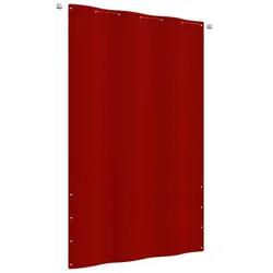 vidaXL Balkon-Sichtschutz Rot 140x240 cm Oxford-Gewebe