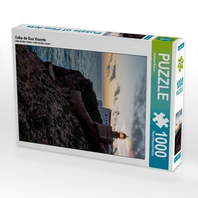 CALVENDO Puzzle Cabo de Sao Vicente 1000 Teile Puzzle hoch | 1000 Teile Lege-Größe 64 × 48 cm Foto-Puzzle für glückliche Stunden
