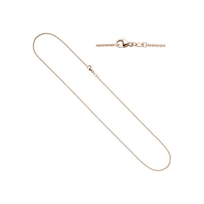 Goldkette JOBO, rosa (roségold 585), Halsketten, Damen, Roségold 585, L: 42, Goldkette, Ankerkette 585 Roségold 42 cm 1,5 mm