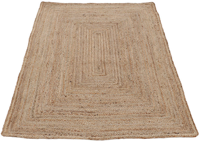Carpetfine Nele Jute Rug Beige Rectangle 120 x 170 cm