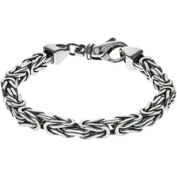 Zeeme Basic Armband Silber 925 poliert Königskette 6mm breit