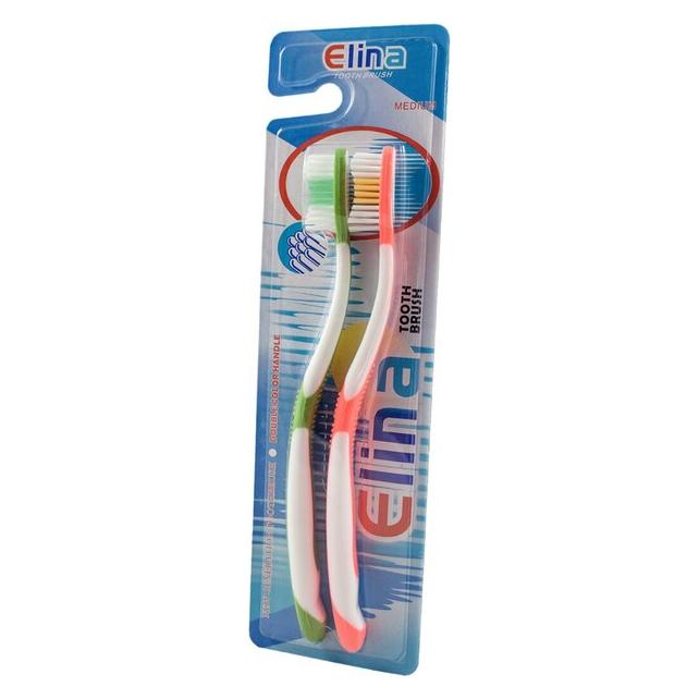 Magni Zahnbürste Elina 2er Flexident med (Mittel) (HGP18387)