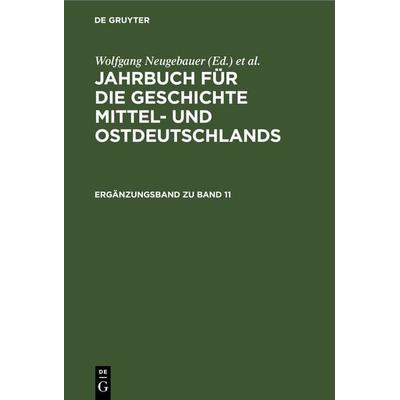 Ergänzungsband zu Band 11, Gebundene Ausgabe von , De Gruyter, 978-3-11-241661-7