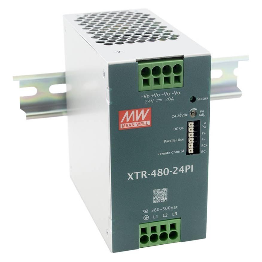MeanWell MEAN WELL XTR-480-24PI Hutschienen-Netzteil (DIN-Rail) 480 W (XTR-480-24PI)