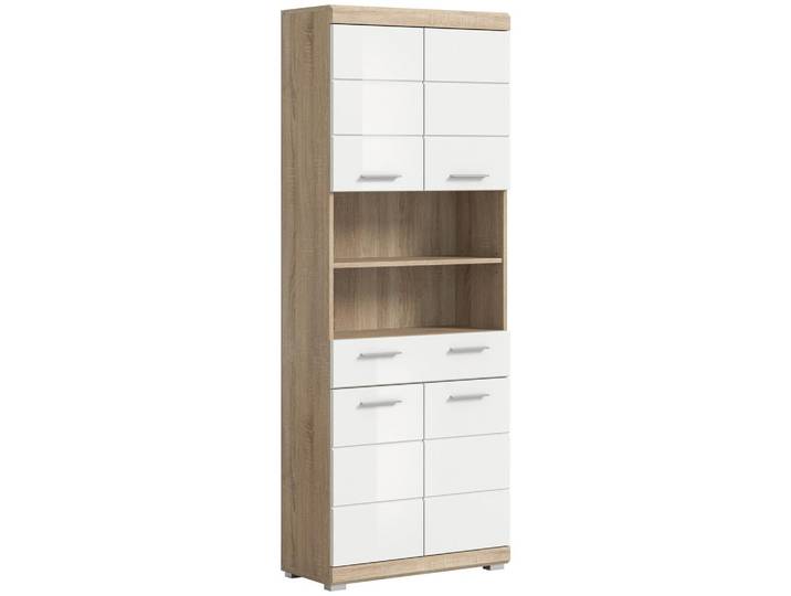 Badezimmer Hochschrank Lambada BxH 74x191 cm Weiß