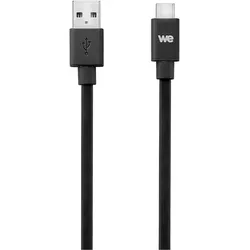 We-Vibe C ble USB-C m le/USB A m le plat 1 m - USB 3.1 gen 2 - noir ne s'emm le pas (1 m, USB 3.2 Gen 2), USB Kabel