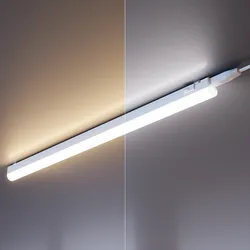 ledscom.de 2er Set LED Unterbau-Leuchten Rigel, je 57,3cm, Farbtemperatur einstellbar, 17,6W, je 830lm