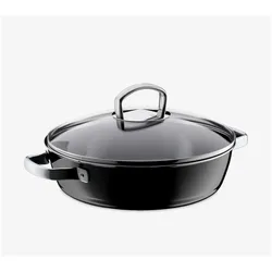 WMF Kochtopf, Pfanne + Kochtopf, Schwarz