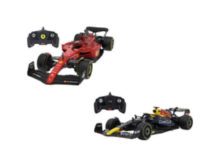 JAMARA Modèle de véhicule radiocommandé Ferrari F1-75 ou Oracle Red Bull Racing RB