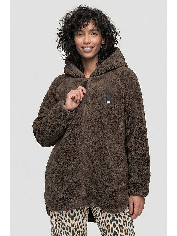 alife and kickin Teddyjacke "Dominique" in Dunkelbraun - M