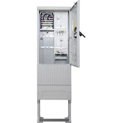 Hager ZAS205BD25 Zähleranschlusssäule 205, universZ, 2 Zählerplätze, 3-Punkt, 5-polig, Basis