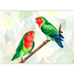 Artgeist, Tapete, Fototapete - Lovebirds (150 x 105 cm)