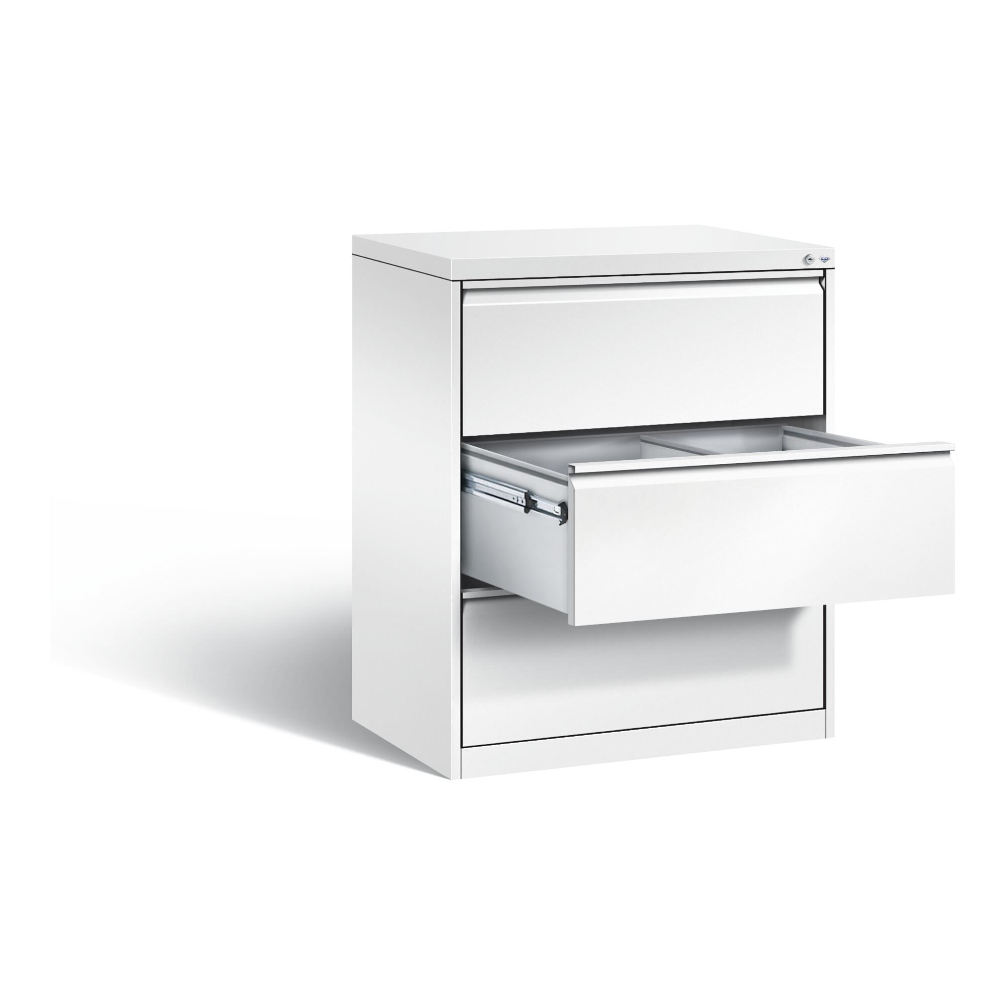C+P Hängeregistraturschrank Acurado, H1045xB787xT590mm, Front Verkehrsweiß, Korpus Verkehrsweiß (12923-312) ; C + P Möbelsysteme (12923-312|S10116)
